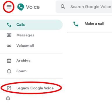 Legacy Google Voice