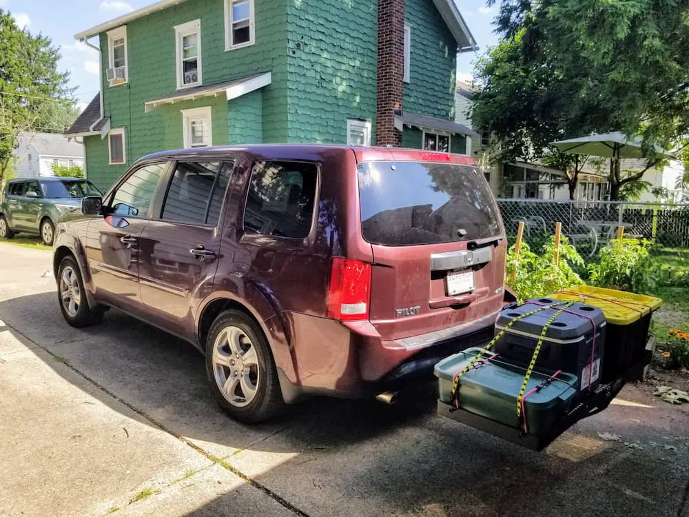 Planning a Road Trip… Learning From 3 Simple Mistakes - 2012 Honda Pilot with cargo carrier