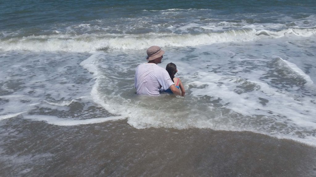 Panama Vacation - Part 1 - Nueva Gorgona and Anton Valley - Dad and daughter