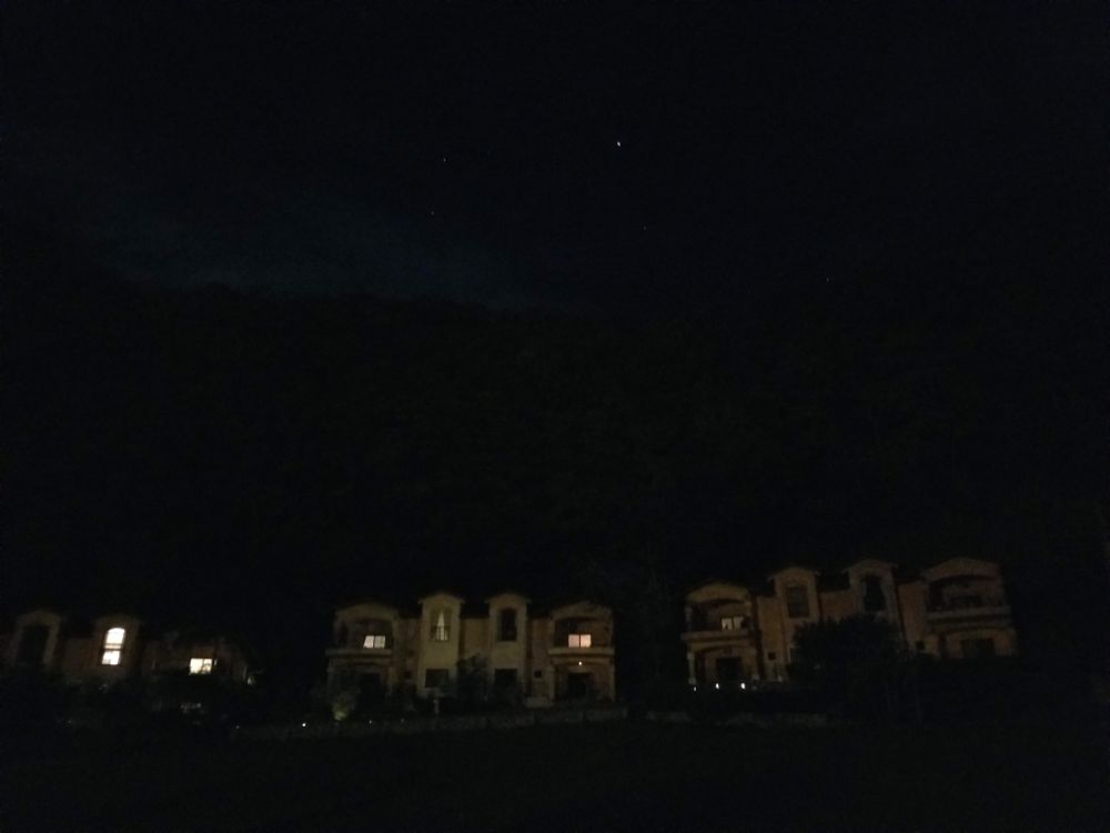Valle Escondido at night