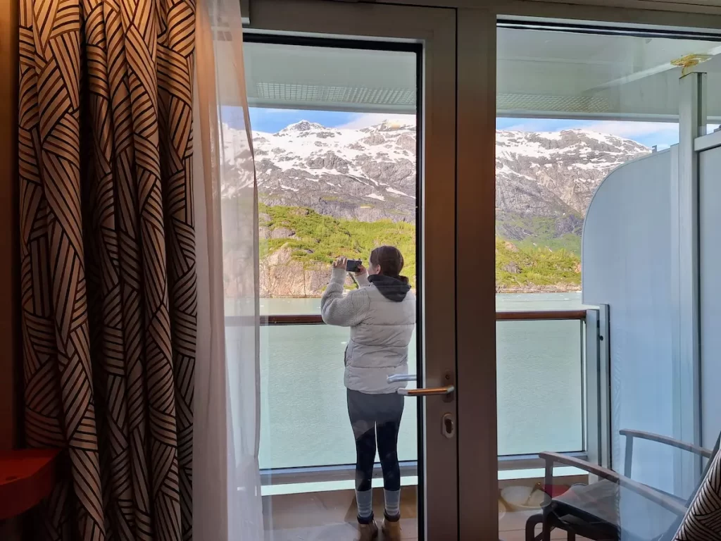 Our Alaska Cruise Was Incredible… But One Thing Left Me Cold - Faith on the balcony