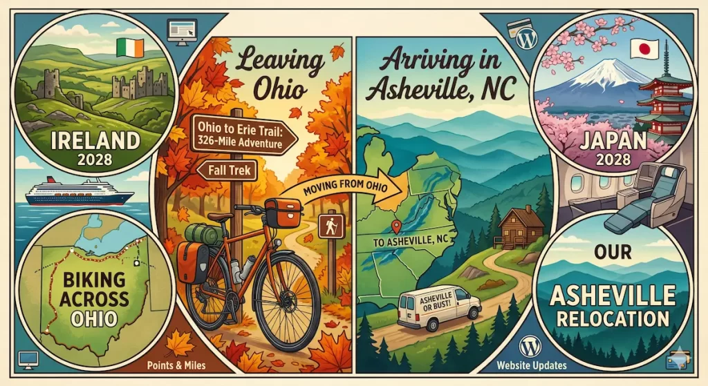 Moving to Asheville, Big Travel Plans, and a 326-Mile Bike Adventure