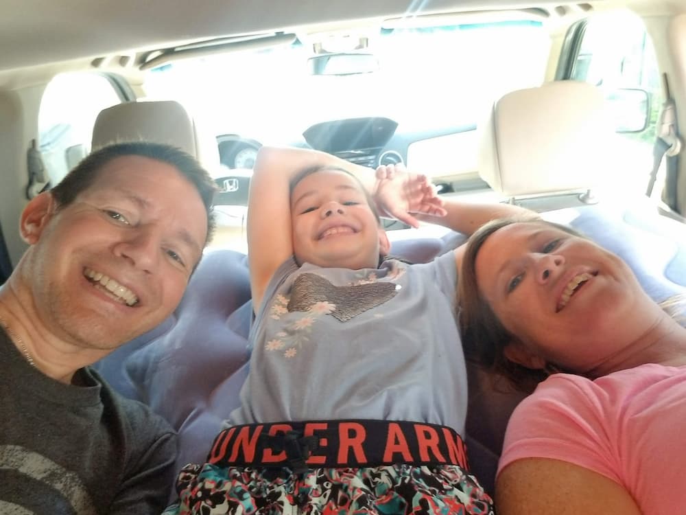 Tennessee and Arkansas - Leg 1 of the 2020 Road Trip! - Air Mattress in 2012 Honda Pilot