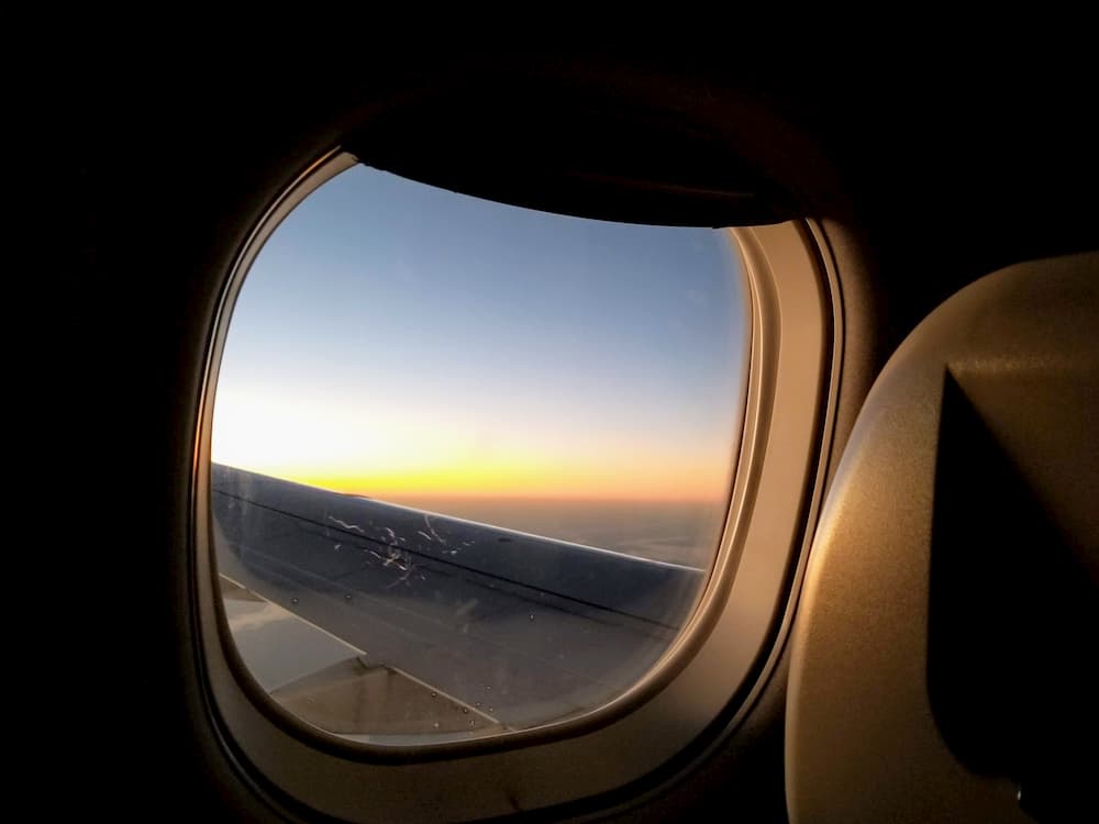 Airplane window