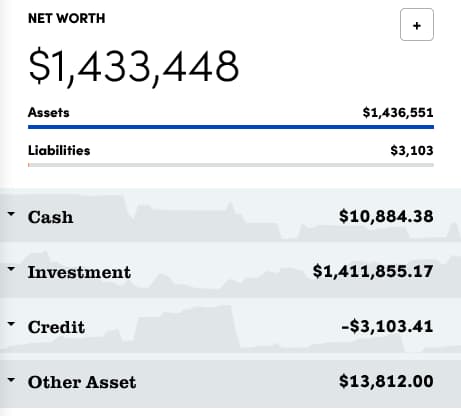 Opening the Books to Our Investment Portfolio - Net Worth