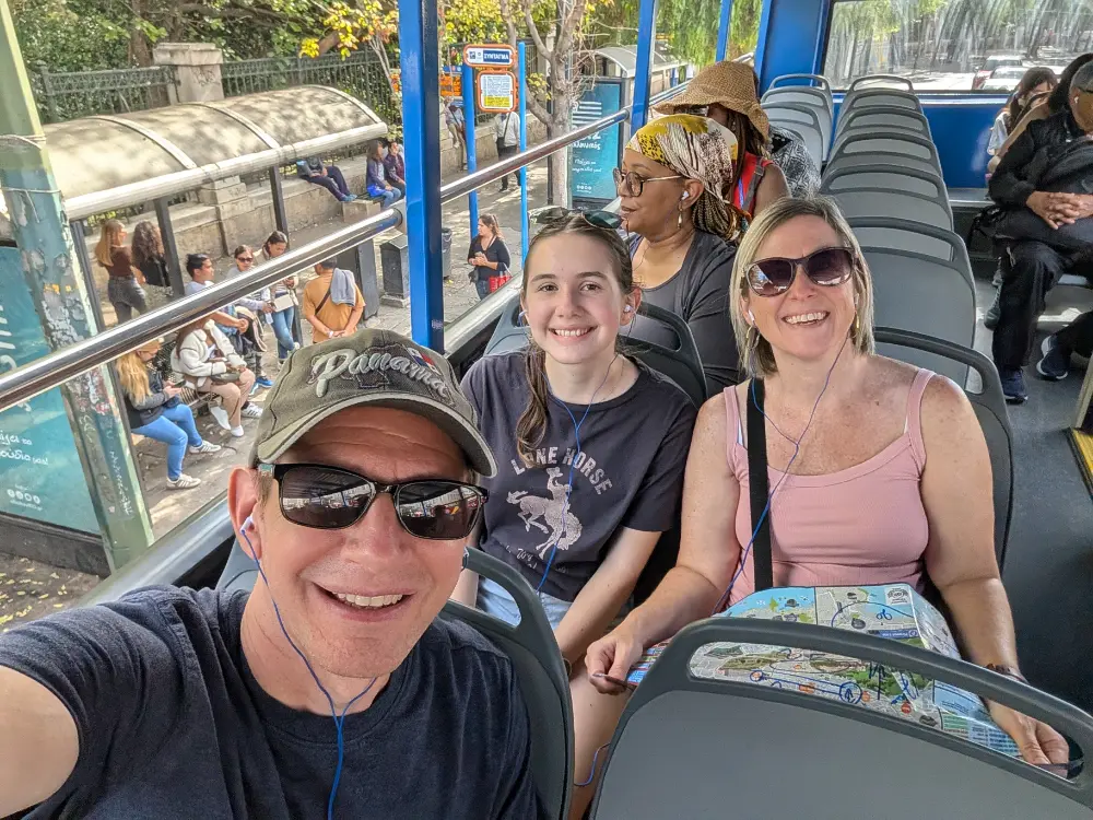 38-Day Europe Trip - Athens, Greece - Hop-On, Hop-Off Bus