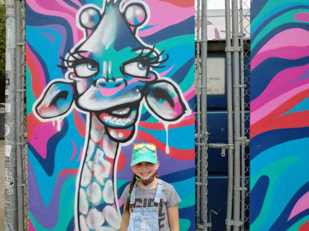 Austin Texas Street Art - Giraffe