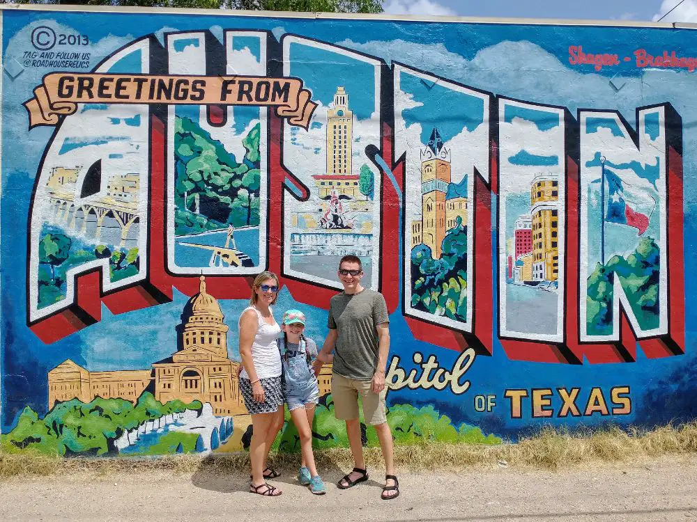 Austin Texas Street Art - Greetings from Austin