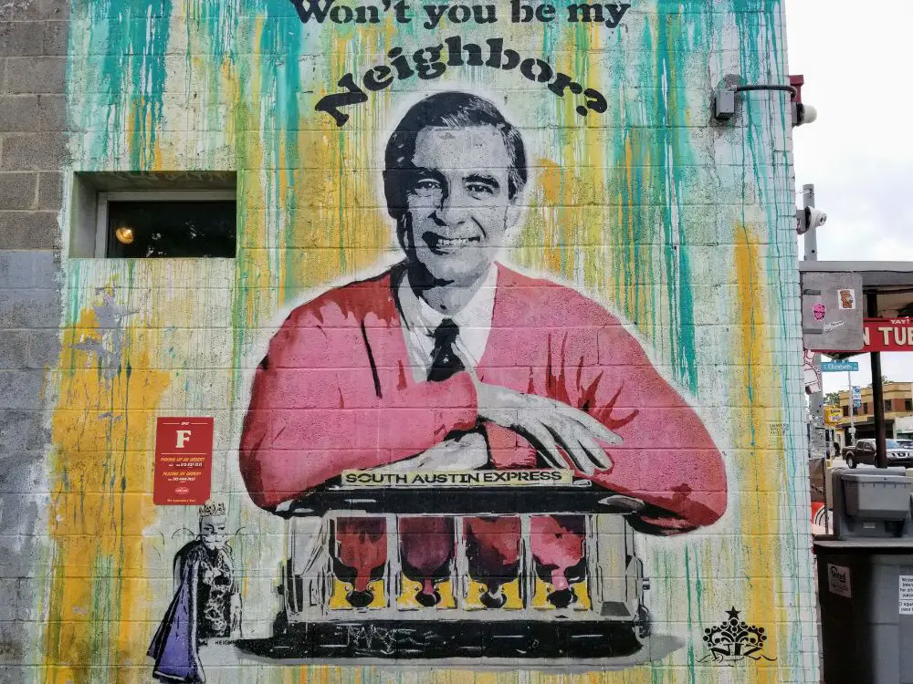 Austin Texas Street Art - Mr. Rogers