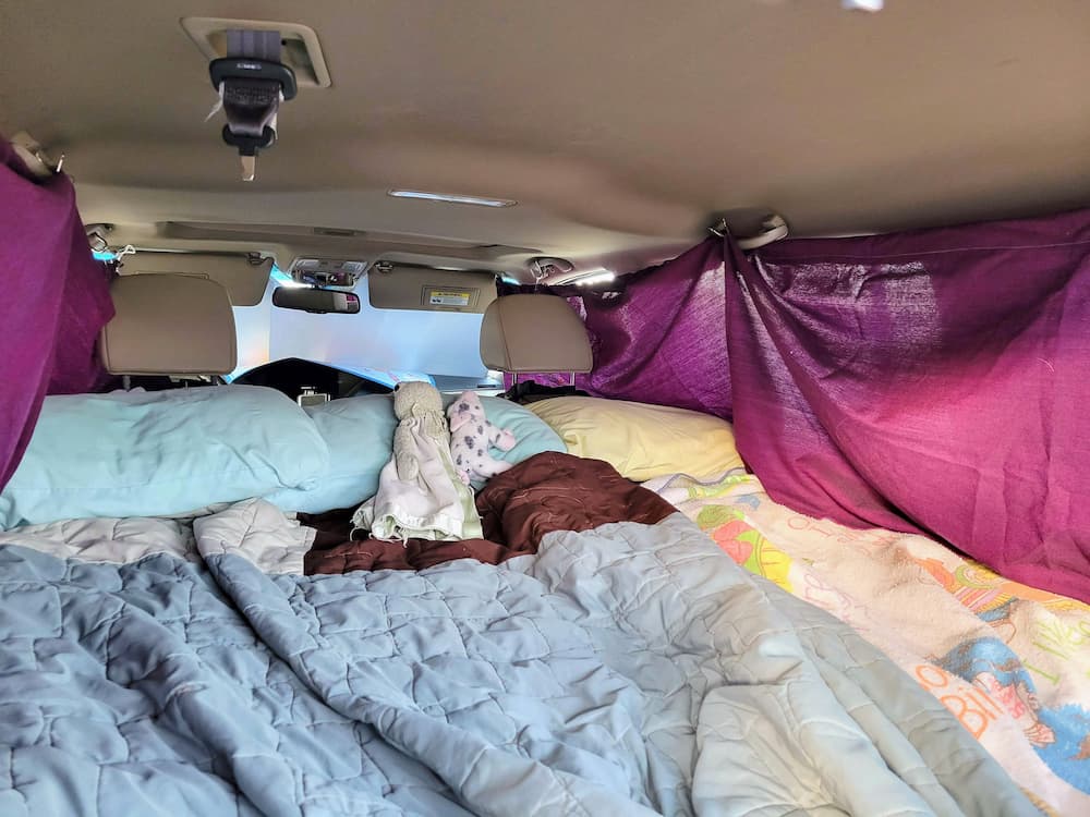 Bed in Honda Pilot