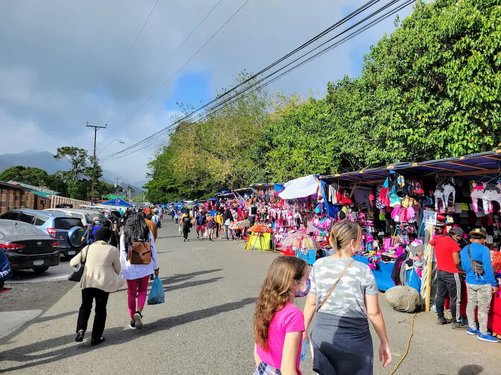 A Beautiful Hike, a Cemetery, and a Flower Festival… - Boquete Flower and Coffee Fair - Street Vendors