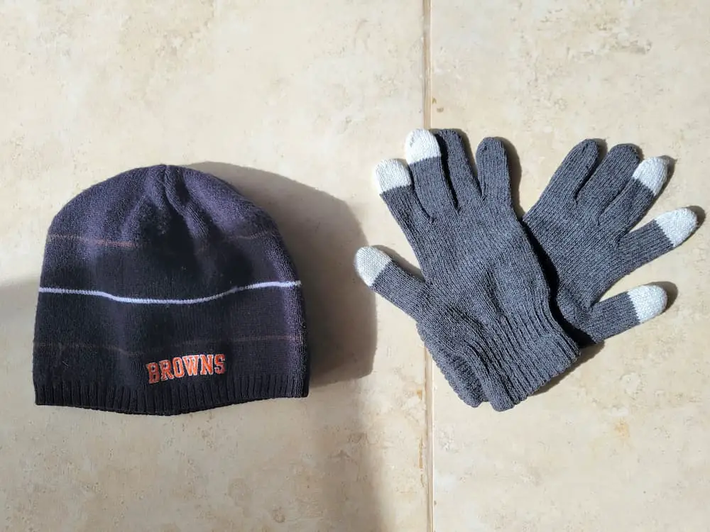 Time Marches on… Getting You Up to Speed - Cleveland Browns hat and gloves
