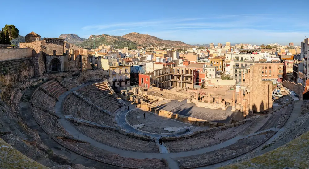 38-Day Europe Trip - Teatro Romano de Cartagena, Cartagena, Spain