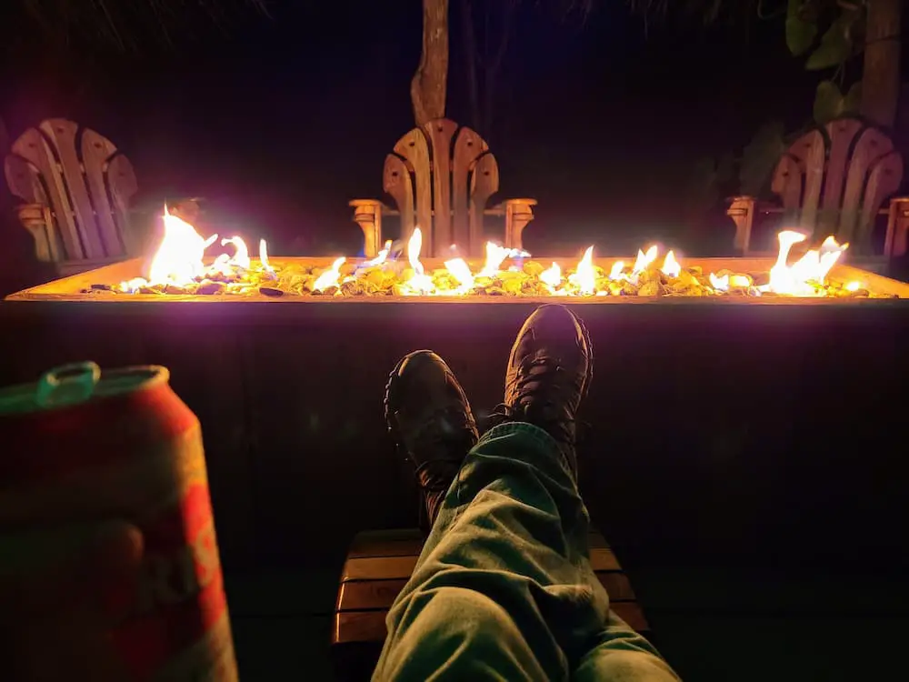 An Epic 2 Nights in the Jungle at Rambala Jungle Lodge - Chilling at the firepit