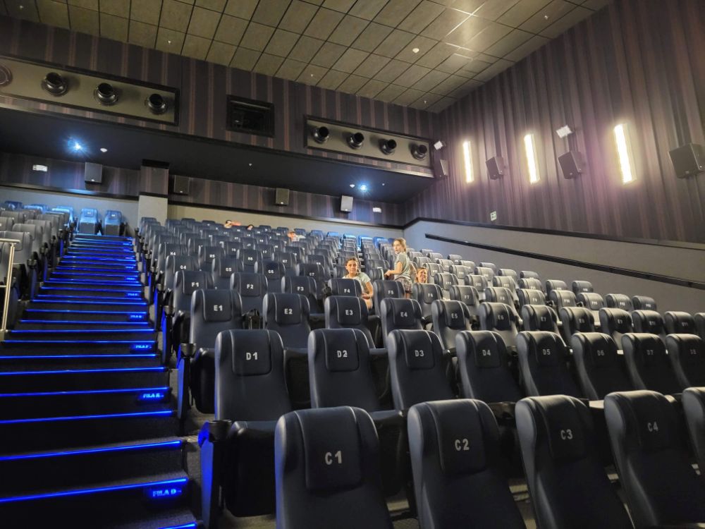Going to the Movies in Panama - An Almost Empty Theater