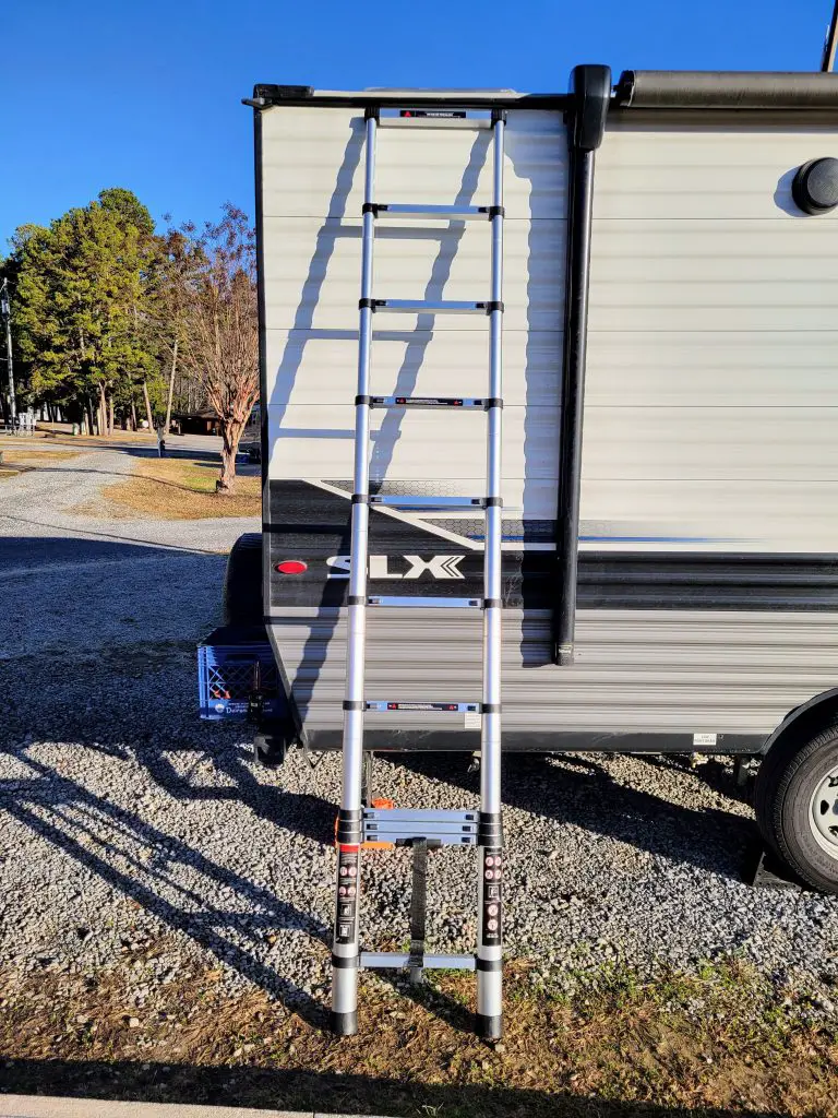 Our 9-Month RV Adventure: The 55+ Essential Items We Bought for the Road - Telescoping ladder