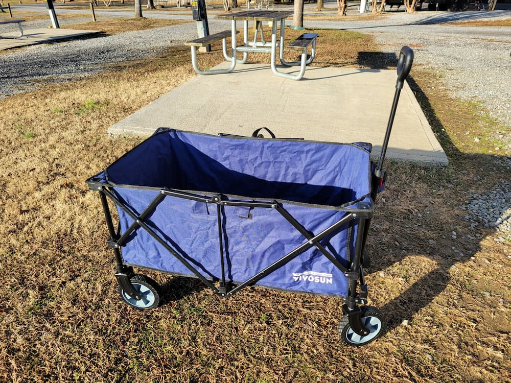 Our 9-Month RV Adventure: The 55+ Essential Items We Bought for the Road - Collapsible wagon