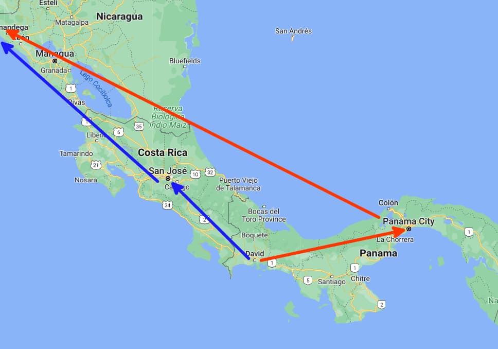 We’re on a Bus to Costa Rica Right Now! Here’s Why… - Flight to PTY or Bus to Costa Rica