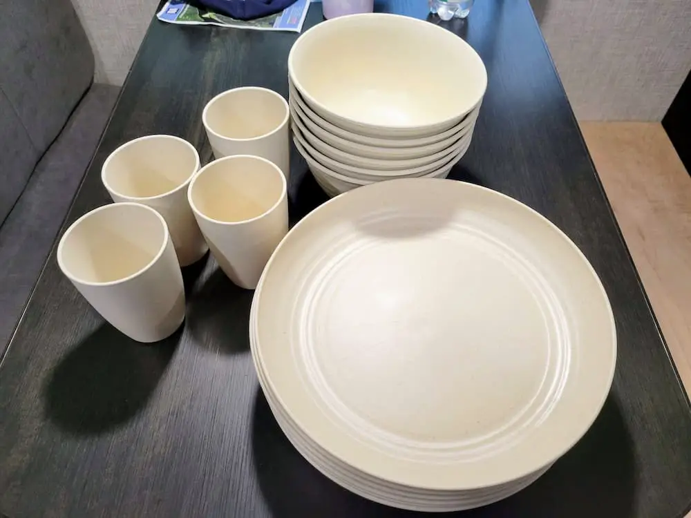 Our 9-Month RV Adventure: The 55+ Essential Items We Bought for the Road - Dinnerware set