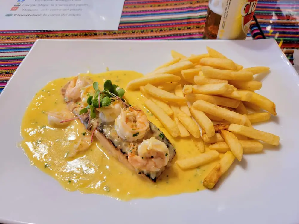 Seafood dish