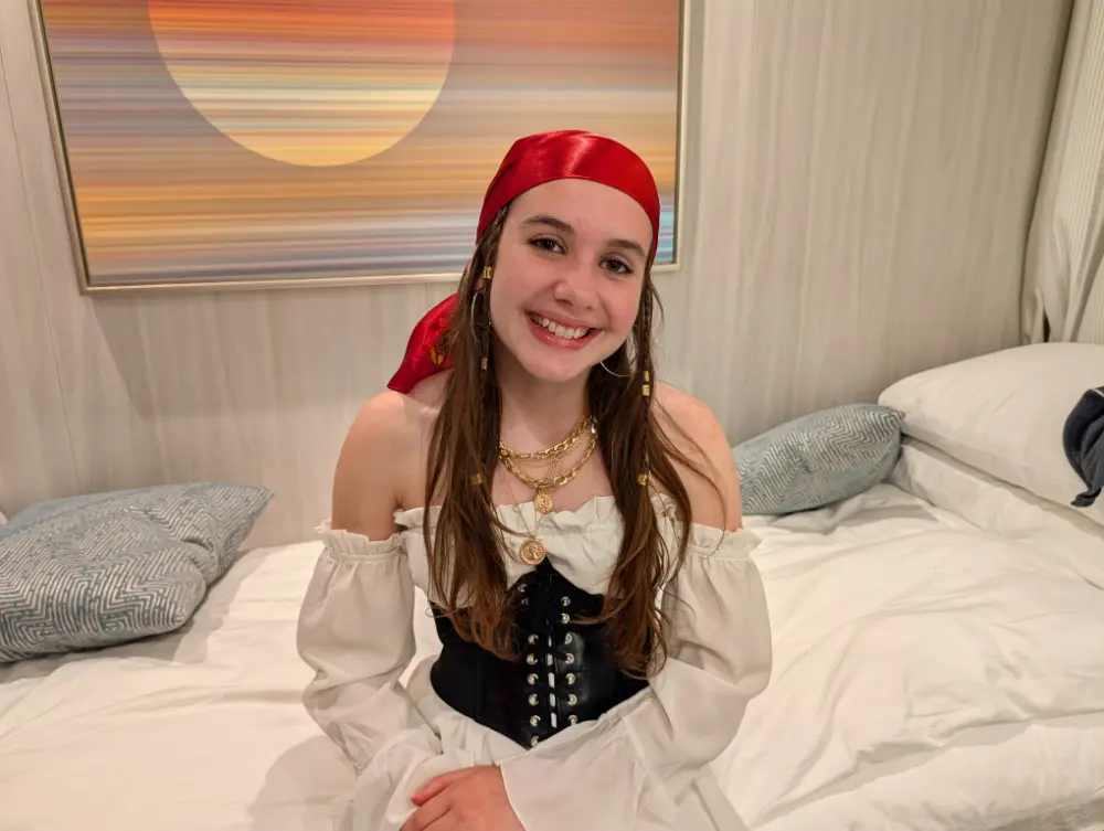38-Day Europe Trip - Dressing up for Halloween on the Sun Princess cruise