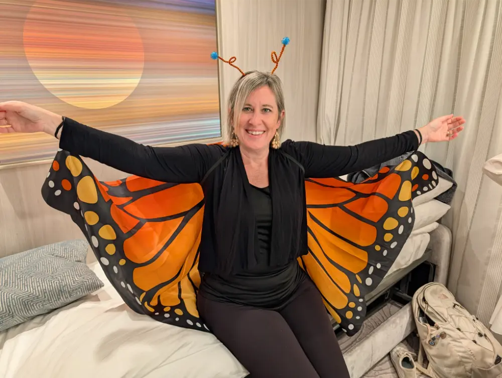 38-Day Europe Trip - Dressing up for Halloween on the Sun Princess cruise