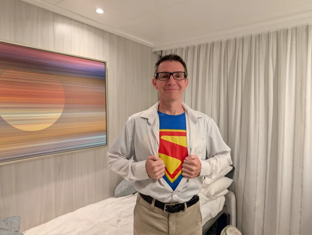 38-Day Europe Trip - Dressing up for Halloween on the Sun Princess cruise