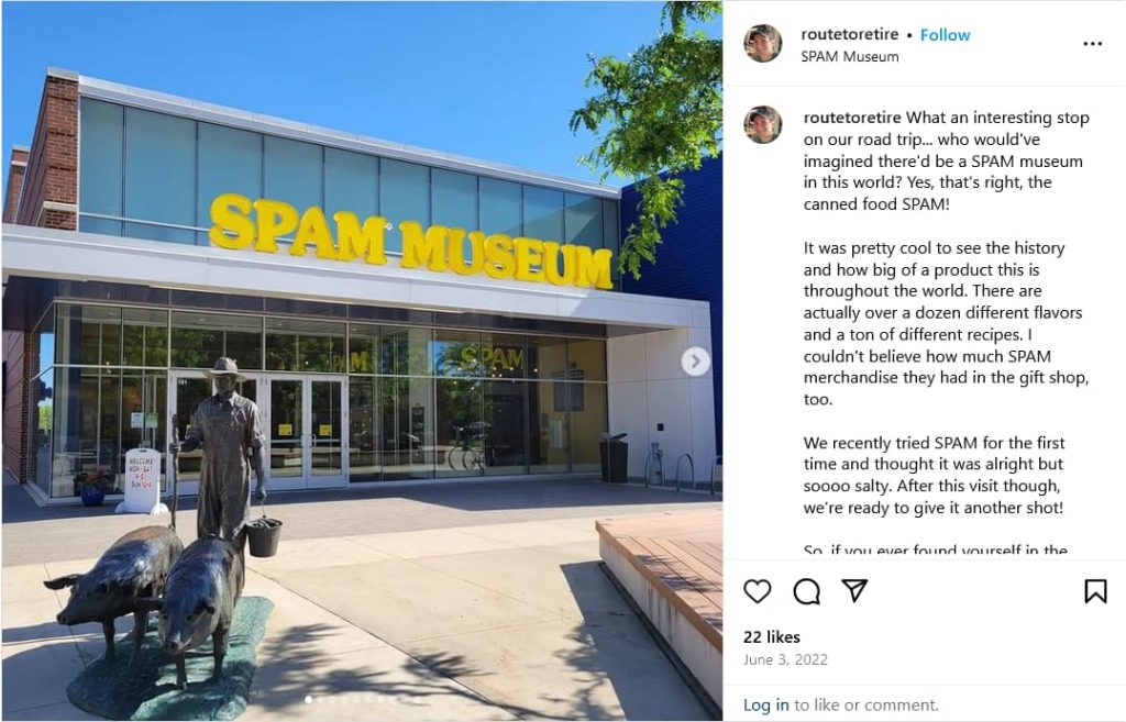 Our Summer Road Trip So Far... Mother Nature's Vengeance! - Instagram - SPAM Museum