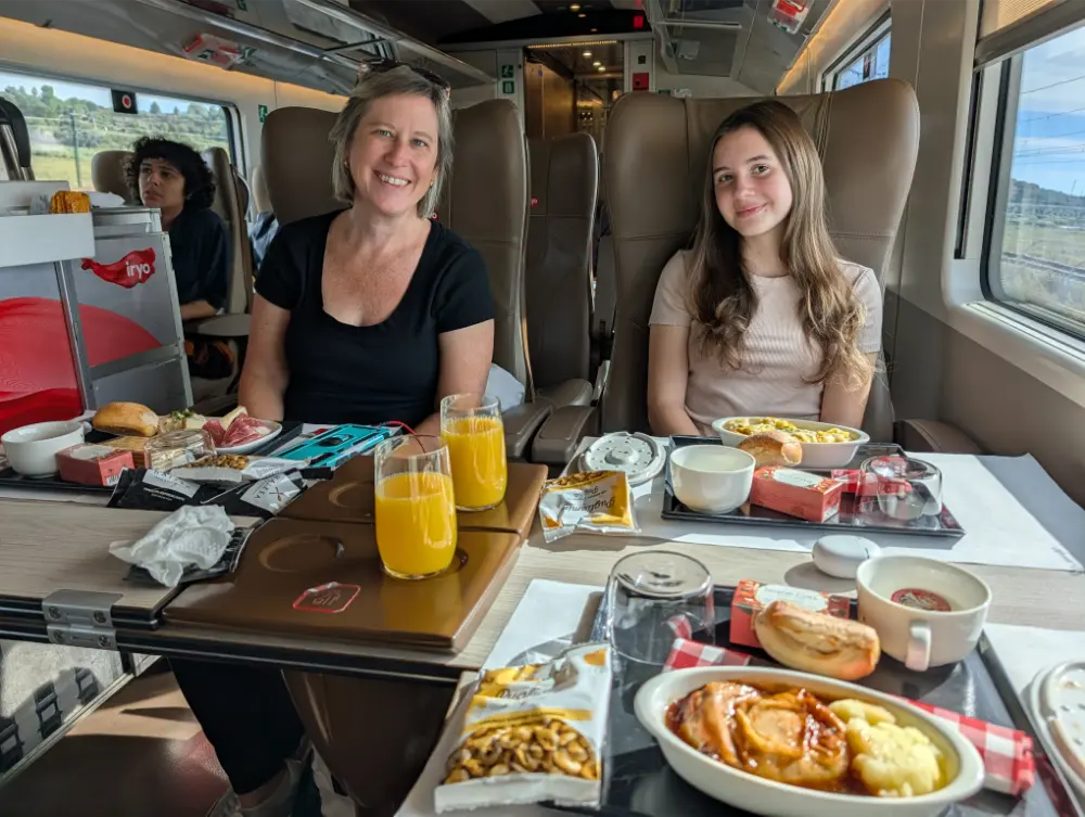 38-Day Europe Trip - Iryo train from Barcelona to Madrid