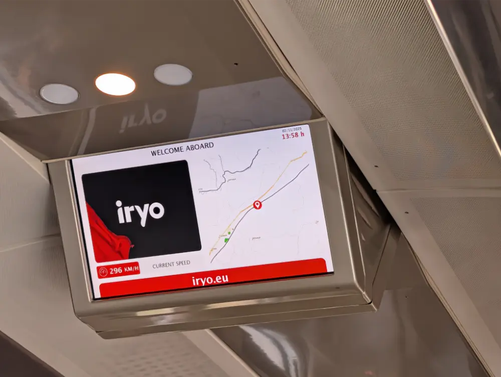 38-Day Europe Trip - Iryo train from Barcelona to Madrid