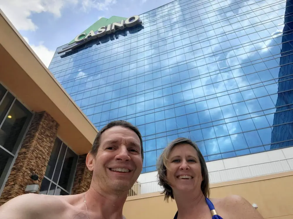 10-Year Wait Over: Our Refreshing Small Getaway Alone - Jim and Lisa in the Hot Tub