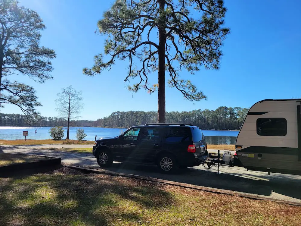 Our RV Trip Was Quickly Becoming a Florida Flop… Until We Shifted Gears - Lakeside in the RV at Laura S. Walker State Park