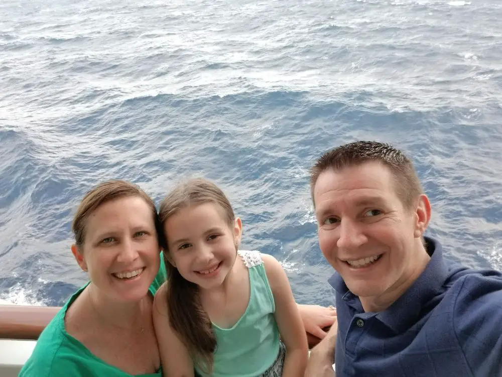 Designing Our New Life – The Power of Early Retirement - On our balcony on a cruise ship