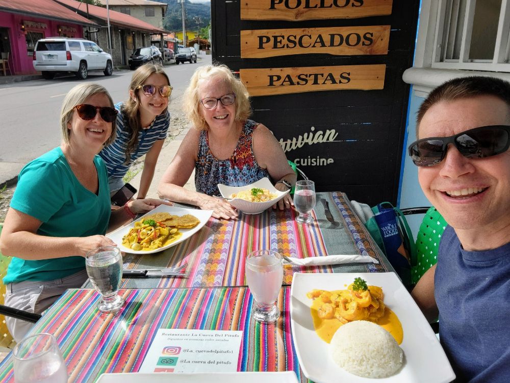 A Month-Long Vacation in Boquete, Panama: What I Loved… and What I Didn’t - Lunch at