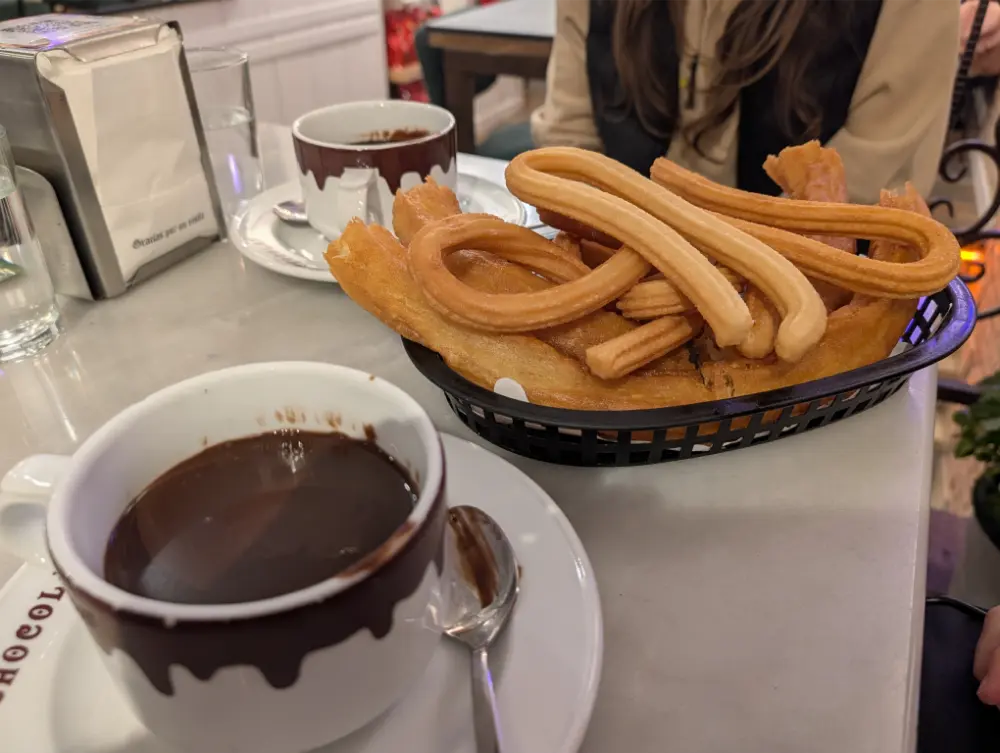 38-Day Europe Trip - Madrid, Spain - Chocolat Madrid