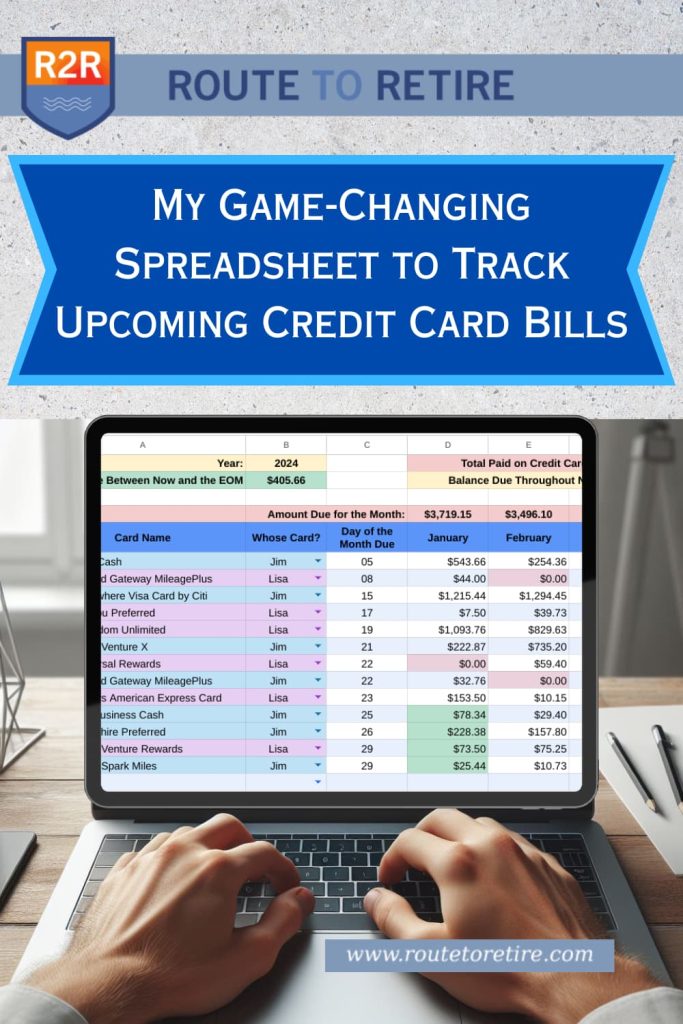 My Game-Changing Spreadsheet to Track Upcoming Credit Card Bills