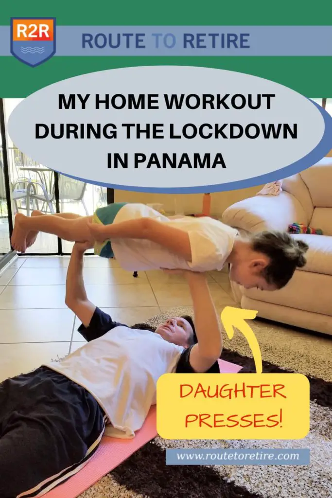 My Home Workout during the Lockdown in Panama