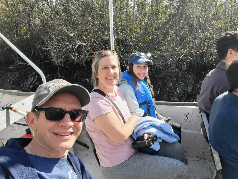 Our RV Trip Was Quickly Becoming a Florida Flop… Until We Shifted Gears - Okefenokee Adventures Boat Tour - Jim , Lisa, and Faith