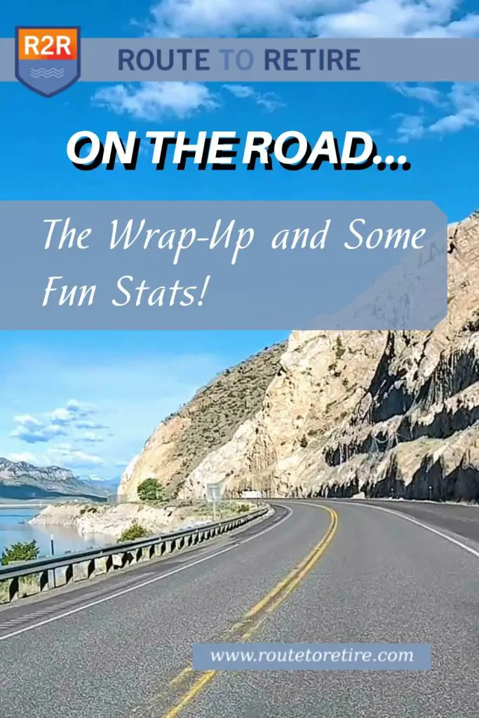 On the Road: The Wrap-Up and Some Fun Stats!