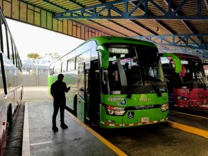 Our Return Trip to Panama - Our Bus for the Next 9 hours