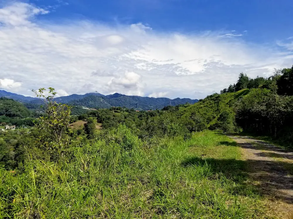 A beautiful photo of the landscape we took on a hike in Panama...