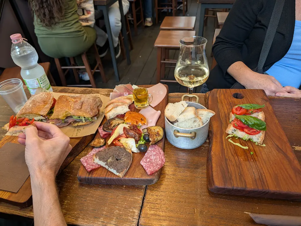 38-Day Europe Trip - Lunch in Rome