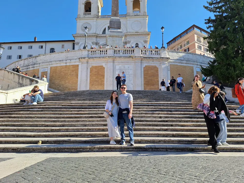 38-Day Europe Trip - The Spanish Steps in Rome