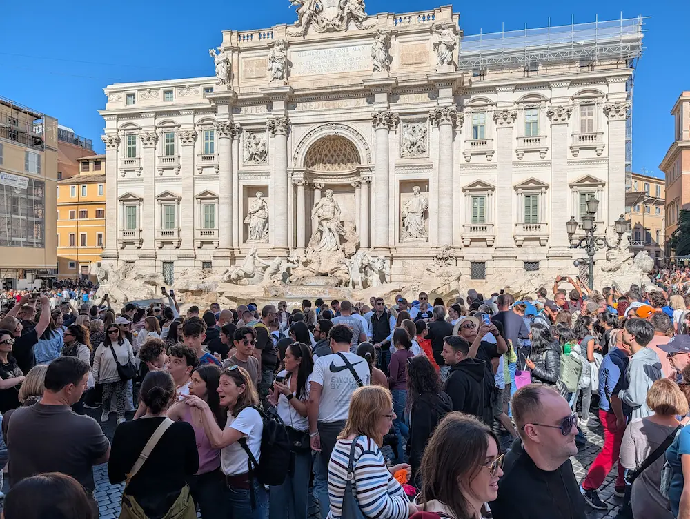 38-Day Europe Trip - The Trevi Fountain in Rome