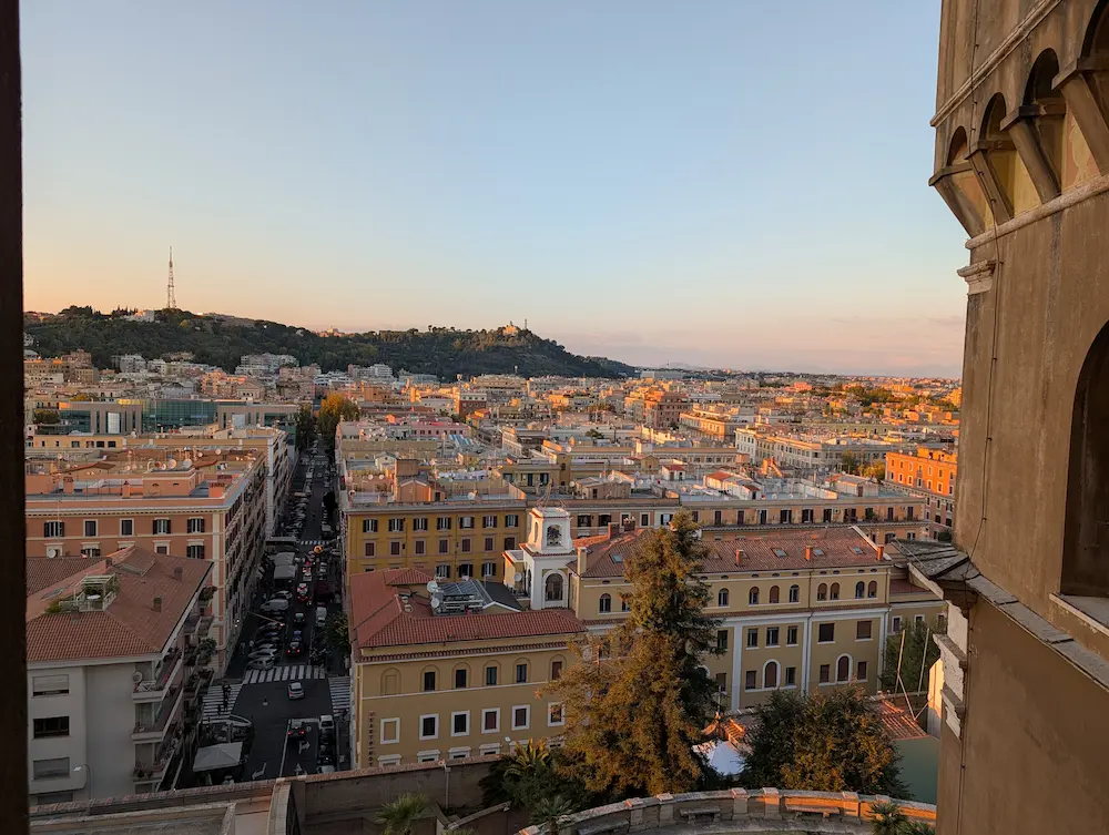 38-Day Europe Trip - View from the Vatican in Rome