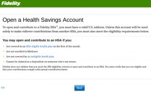 Open a Health Savings Account