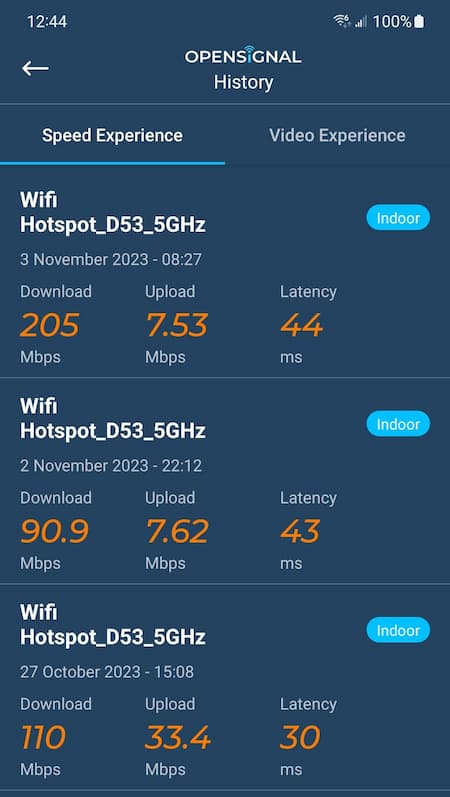 Speed Tests