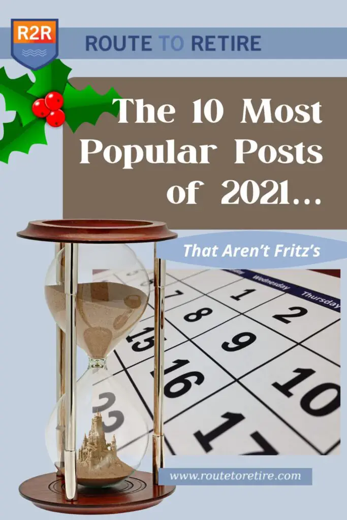 The 10 Most Popular Posts of 2021…
That Aren’t Fritz’s