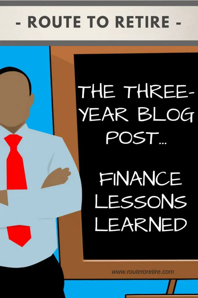 The Three-Year Blog Post... Finance Lessons Learned