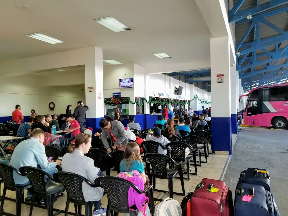 Our Return Trip to Panama - The Tracopa Bus Terminal